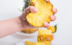 SpoiledChild Collagen pineapple serving in glass highlights refreshing daily use.