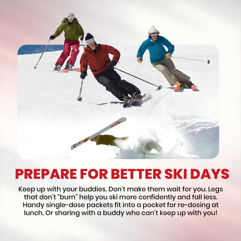 SPORTLEGS package display communicates value and trial convenience for newcomers