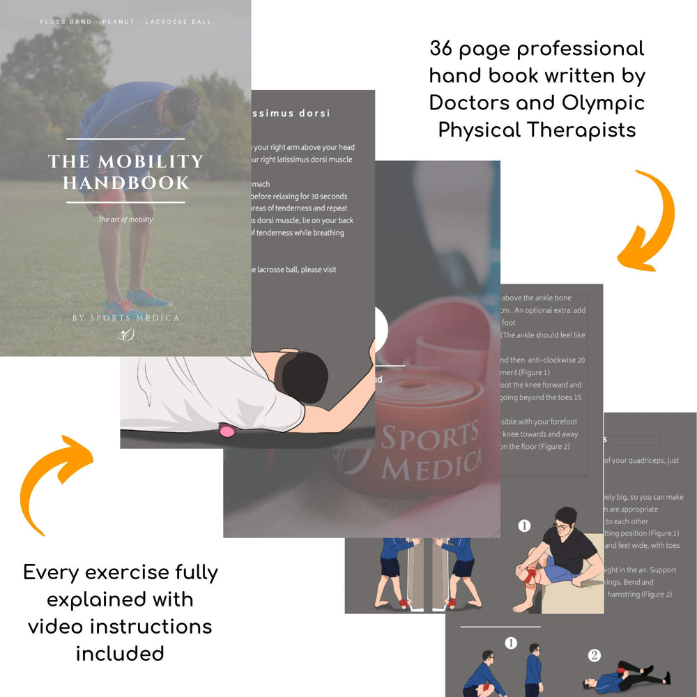 Sports Medica Double Lacrosse Ball supports foot massage and plantar care.