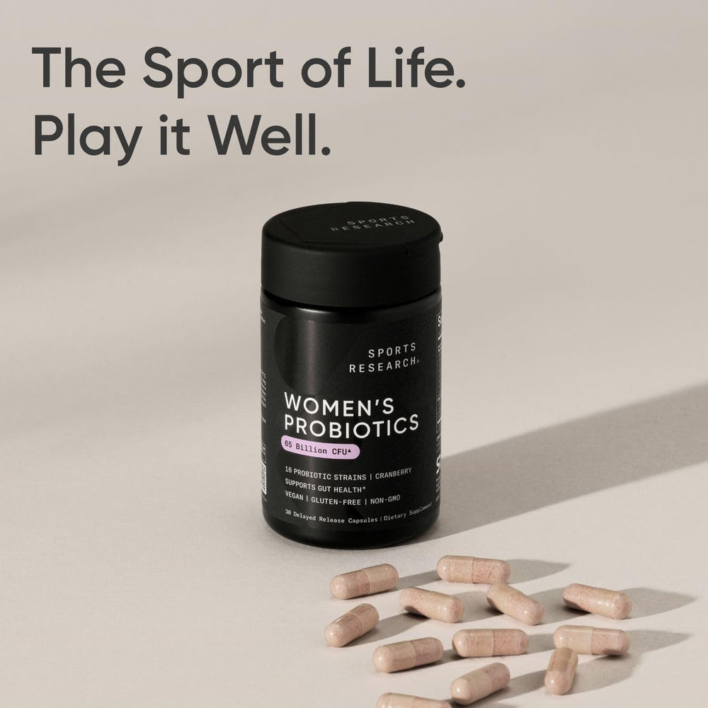 Sports Research 16-strains bacteria capsules close-up