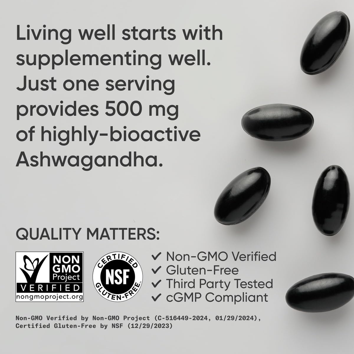 Sports Research Ashwagandha softgels coconut-oil-absorption emphasizing coconut MCT formulation