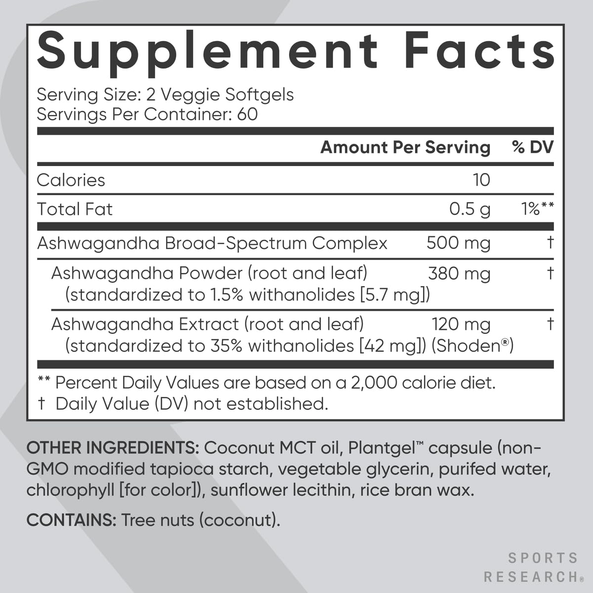 Evening routine with Sports Research Ashwagandha softgels for sleep quality