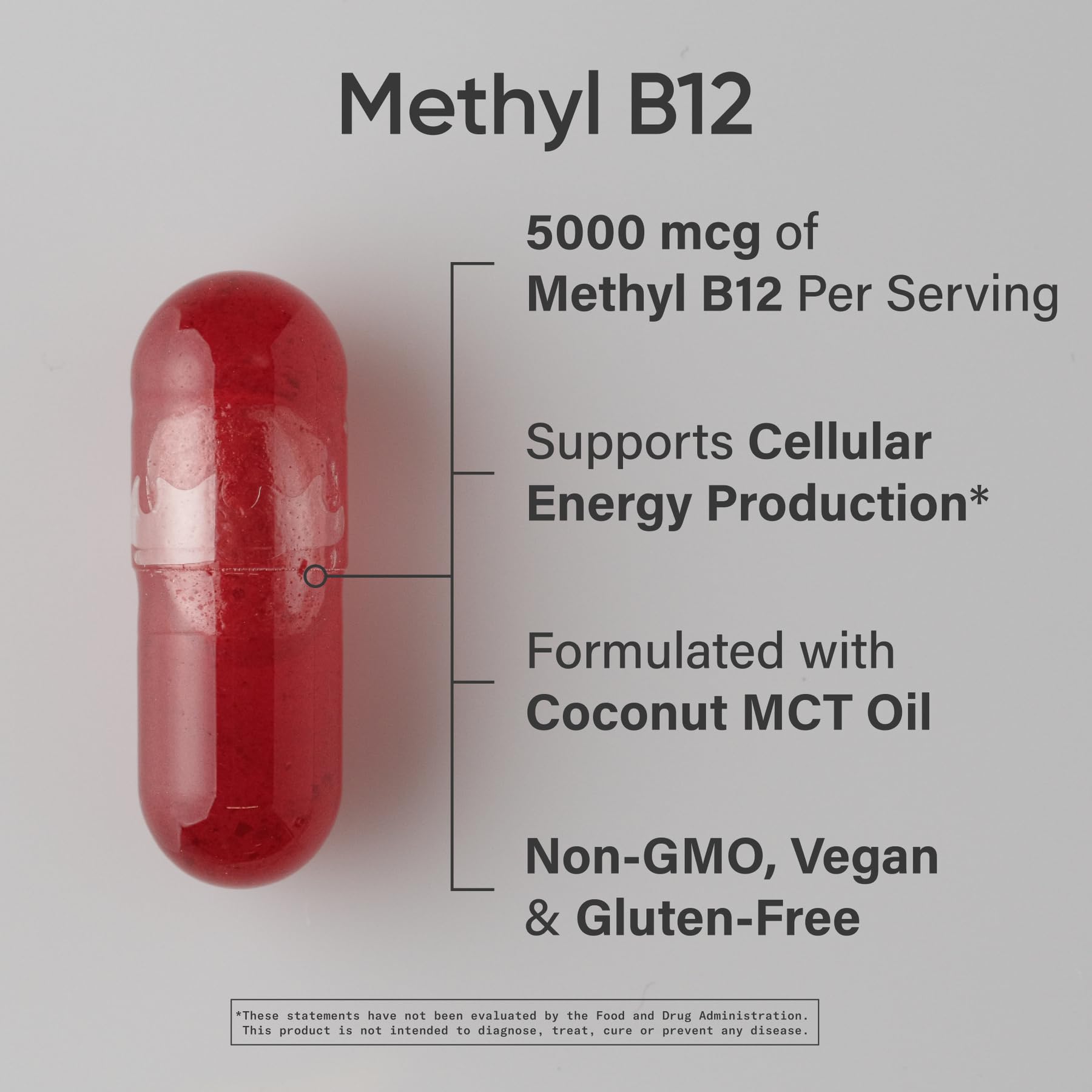 Sports Research B12 liquid veggie capsule pour for easy daily use