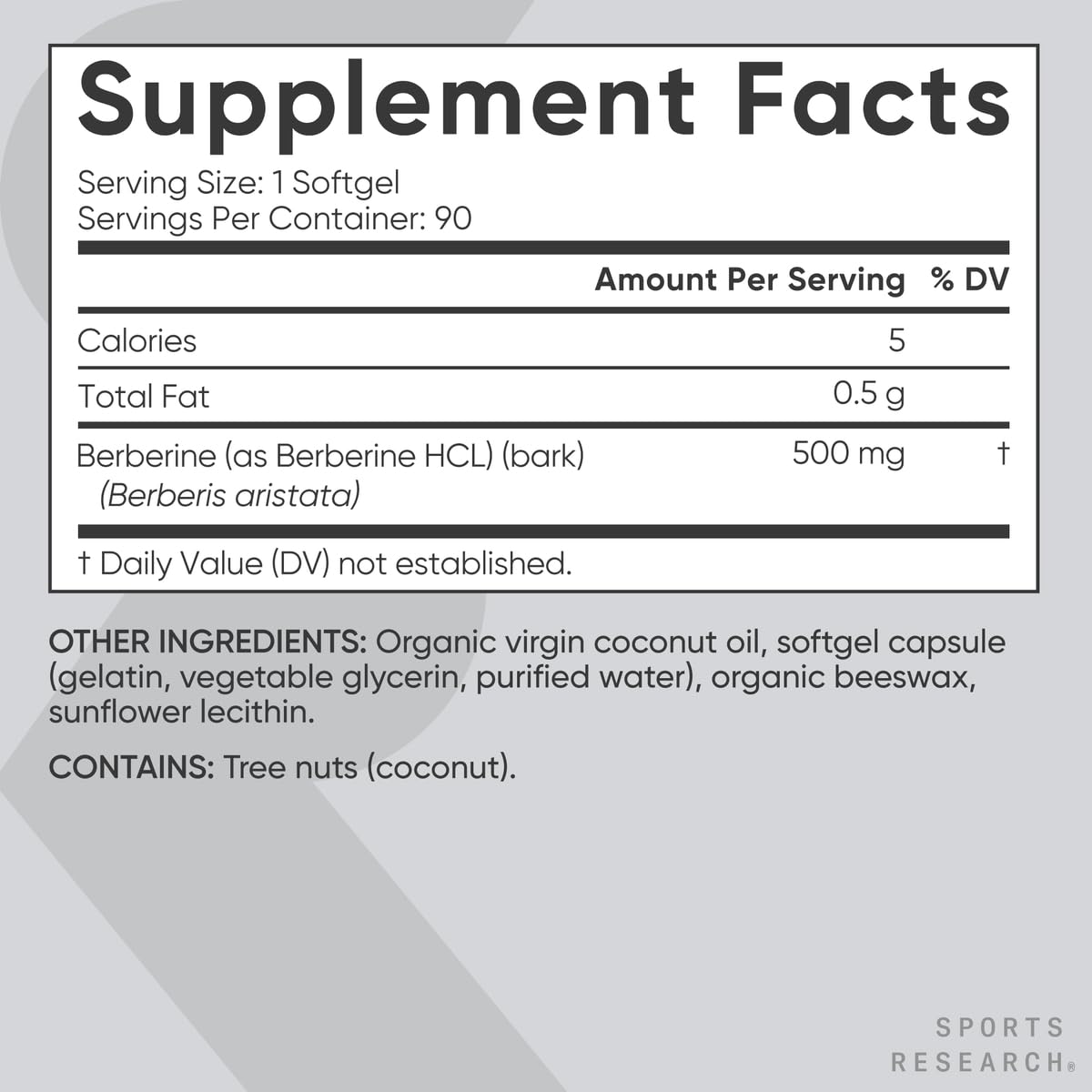 Berberine softgels on kitchen counter beside a glass of water.