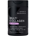 Sports Research Biotin-Infused Collagen Peptides Complex with Hyaluronic Acid – 5 Collagen Types, Gluten Free, Non-GMO, 90 Capsules