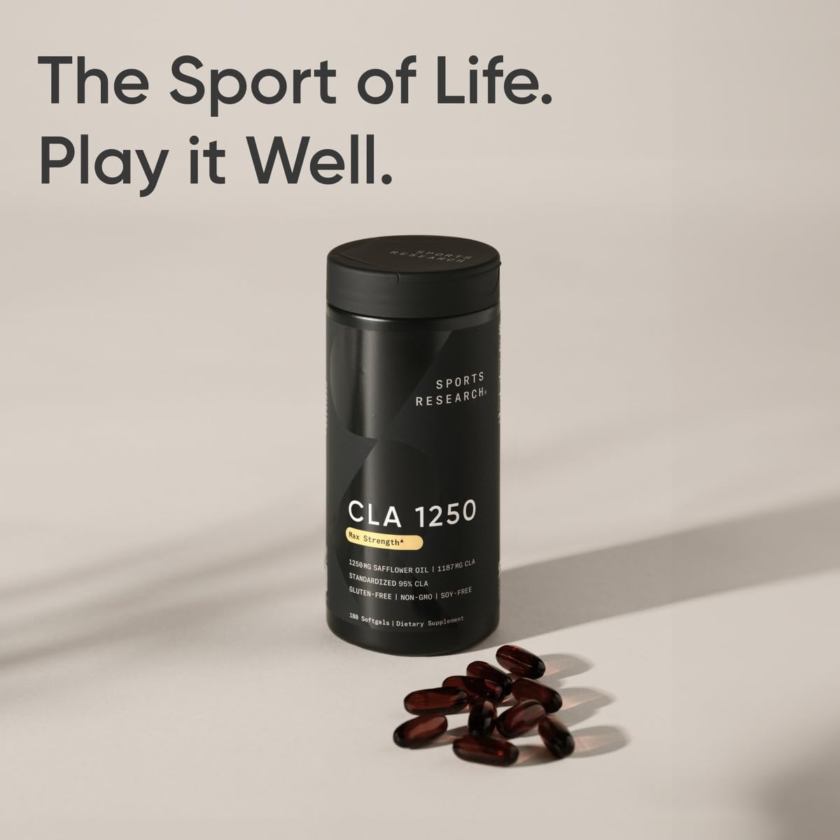 Sports Research CLA facility photo highlighting cGMP manufacturing standards.