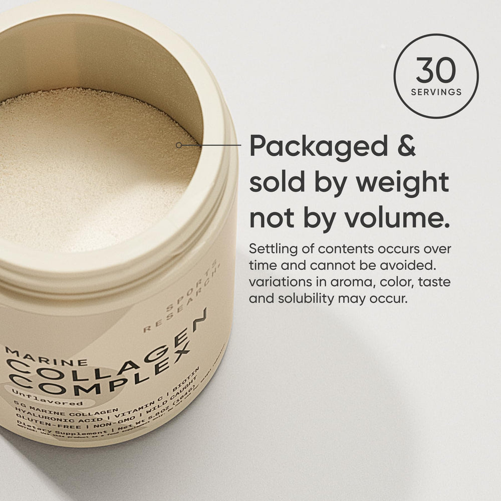 Sports Research Collagen Beauty Complex easy mix for daily use.