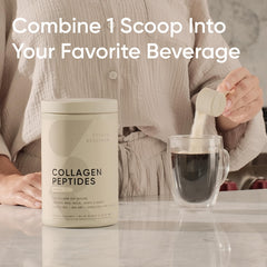 Sports Research Collagen Peptides coffee mug for easy morning collagen infusion.