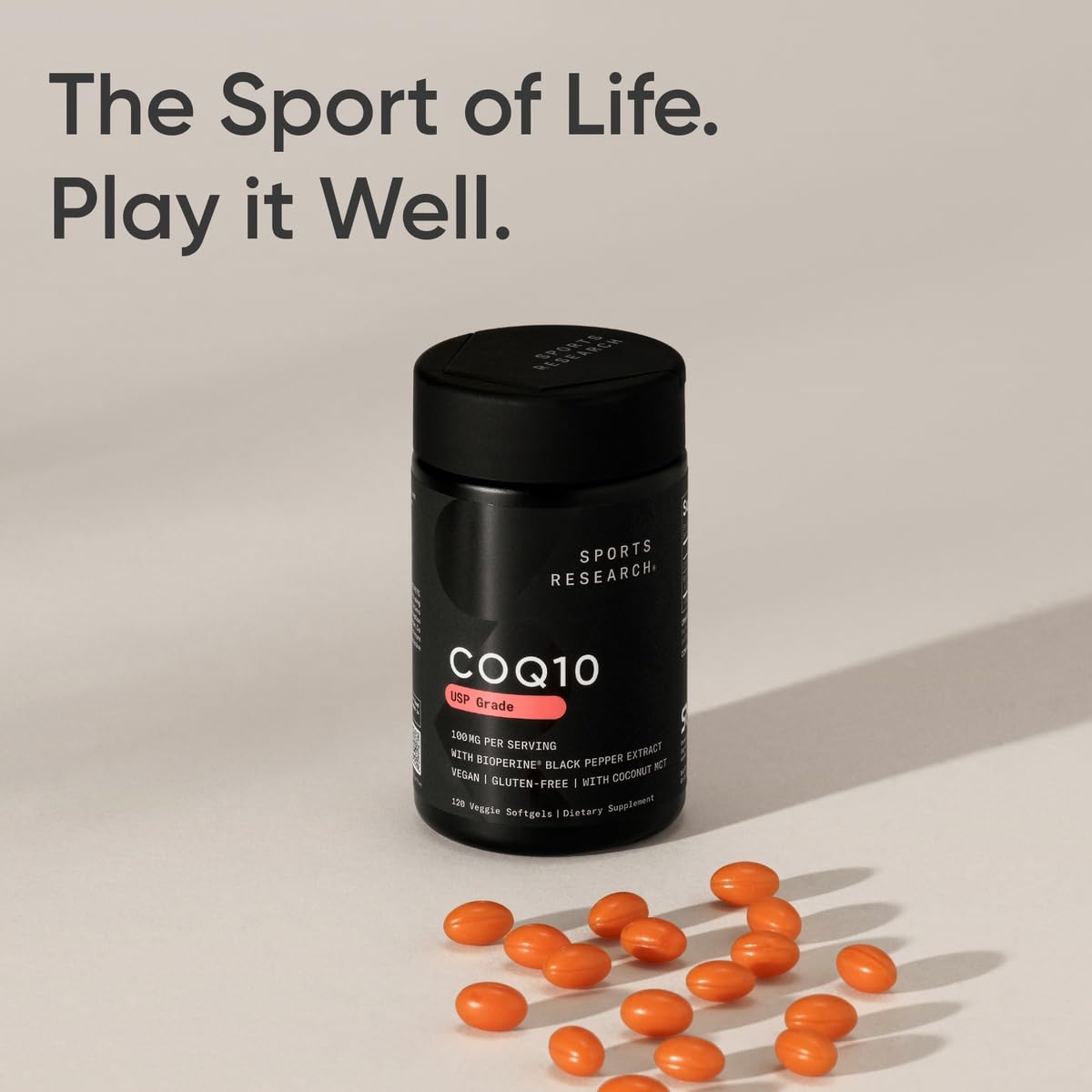 Sports Research CoQ10 production facility highlighting US-based cGMP standards