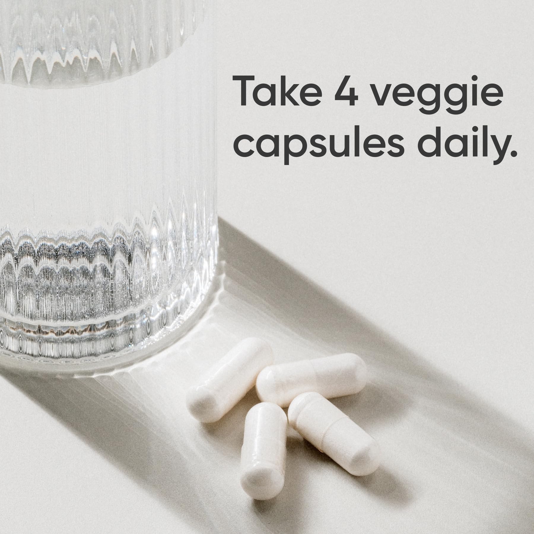 Pouring Sports Research Creatine Monohydrate capsules underscores on the go convenience.