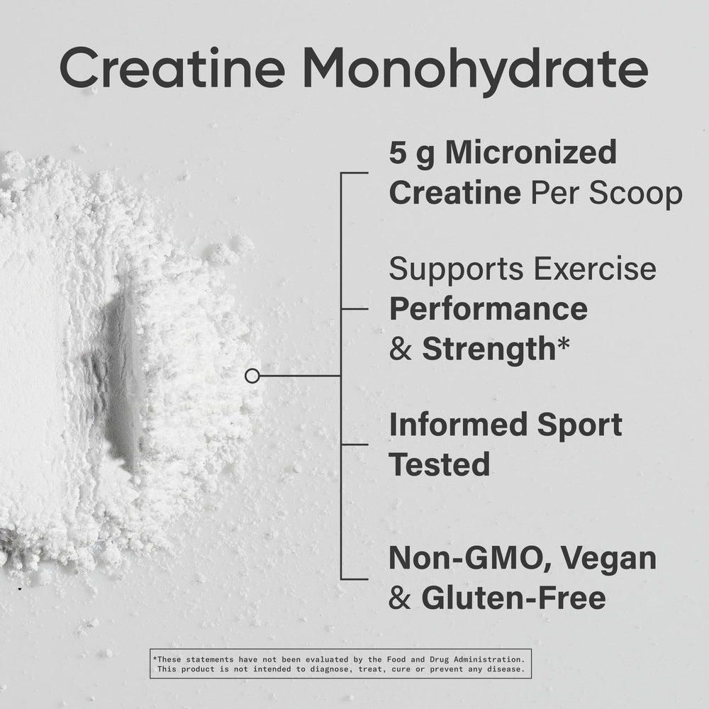 Sports Research Creatine Monohydrate powder dissolving smoothly in a glass.