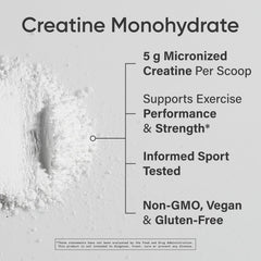 Sports Research Creatine Monohydrate powder dissolving smoothly in a glass.
