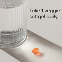 Sports Research D3 K2 MK-7 capsules closeup showing plant-based sourcing