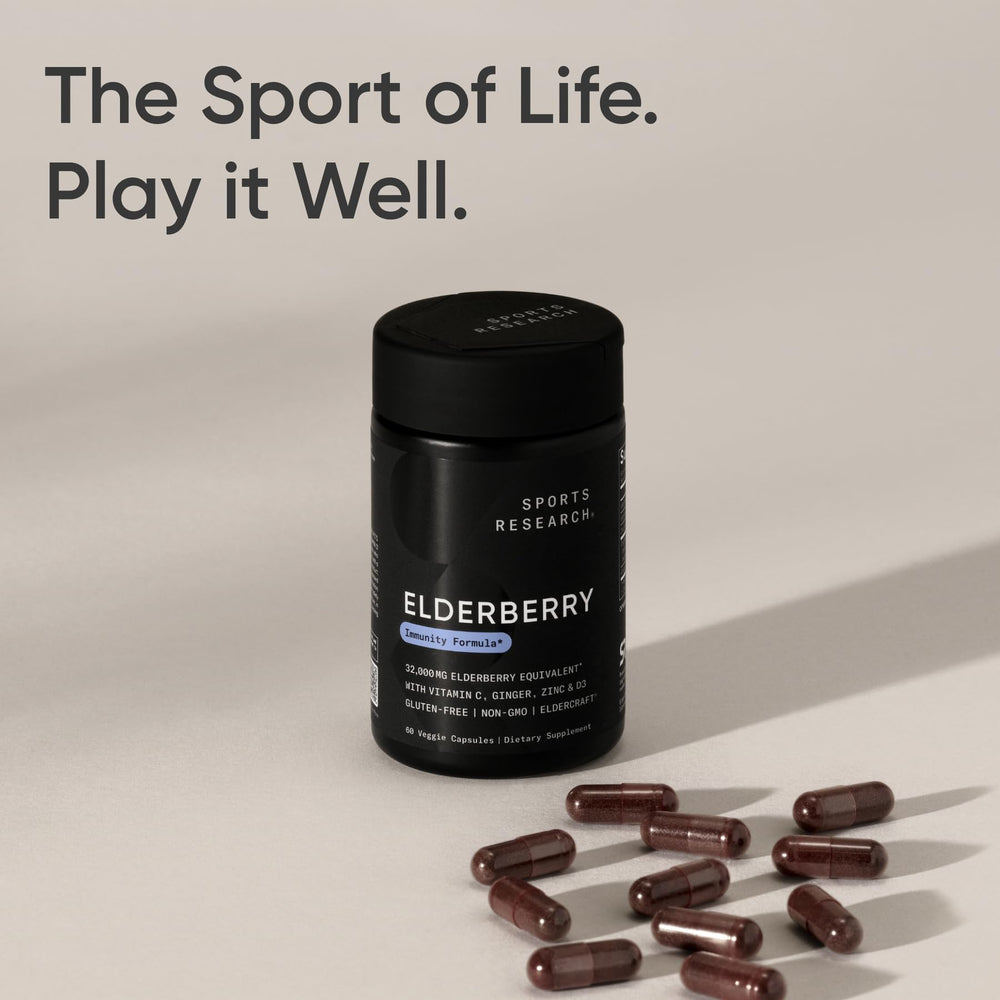 Sports Research Daily Immune product with third-party testing seal for transparency