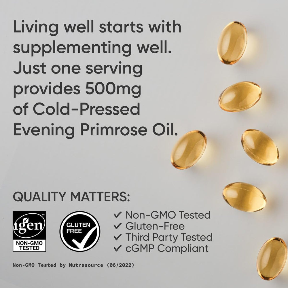 Sports Research Evening Primrose Oil is non-GMO, gluten-free, and soy-free for sensitive diets.