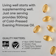 Sports Research Evening Primrose Oil is non-GMO, gluten-free, and soy-free for sensitive diets.