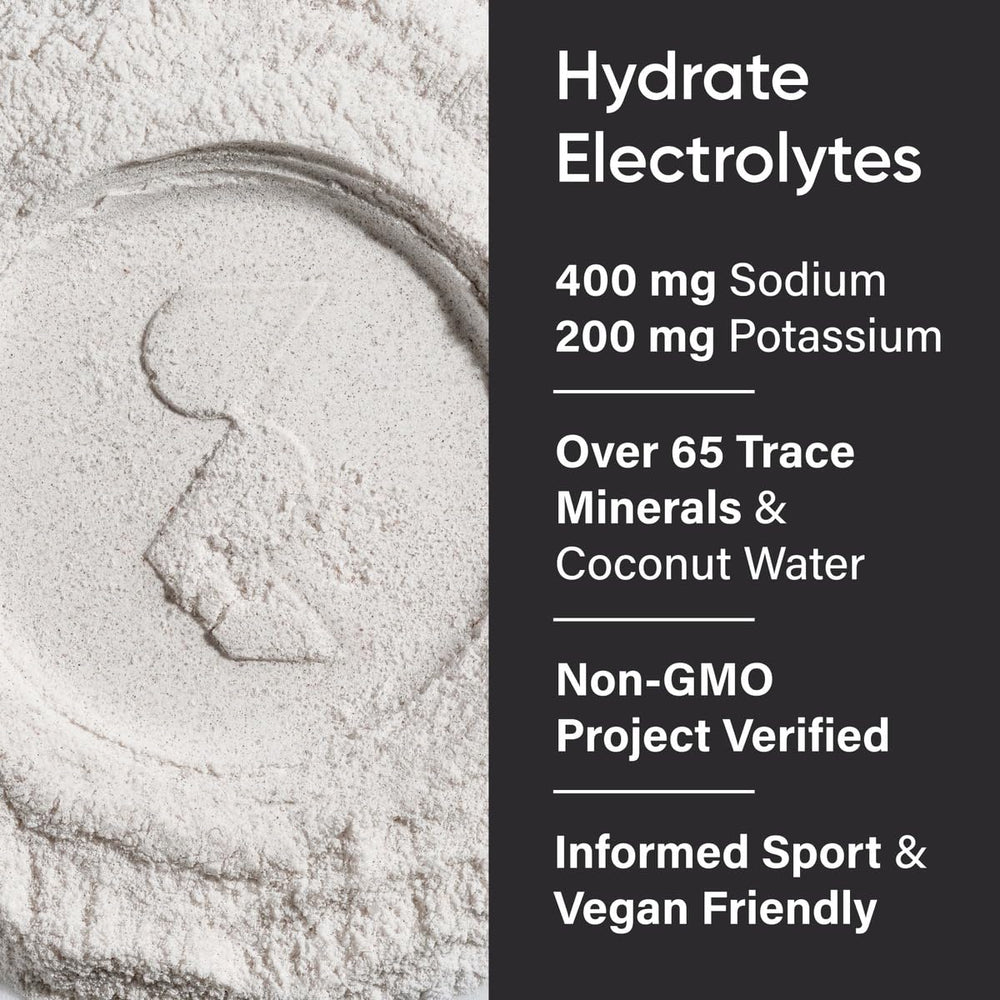 Sports Research Hydrate scoop dissolving in water for quick electrolytes