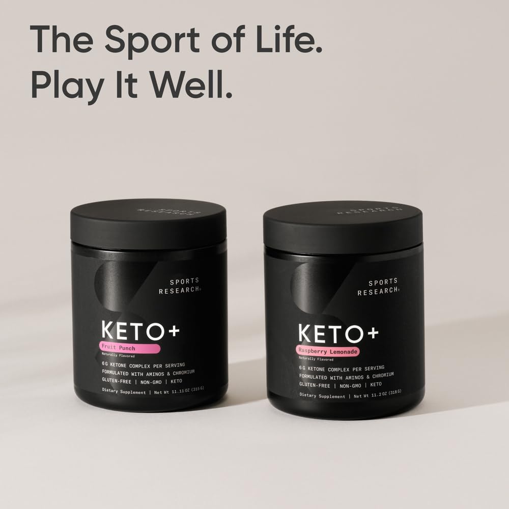Vegan-friendly Keto Plus label indicating plant-based keto lifestyle.