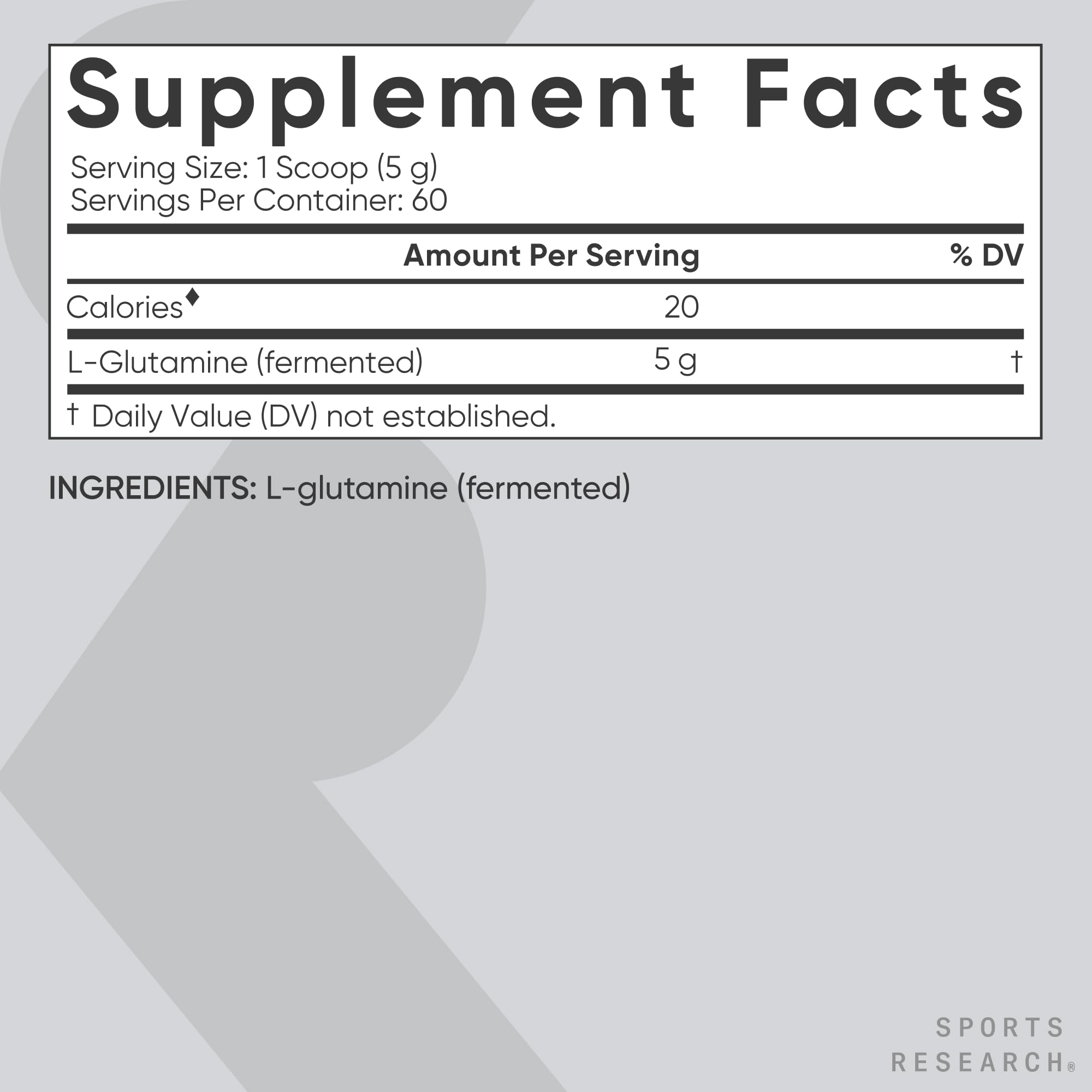 Kitchen scene with Sports Research L-Glutamine as part of daily wellness