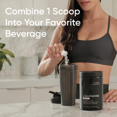 Measuring scoop of Sports Research L-Glutamine for daily dosing