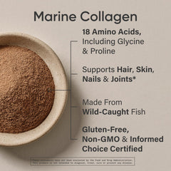 Collagen mixed with almond milk, showcasing rich aroma and mouthfeel.