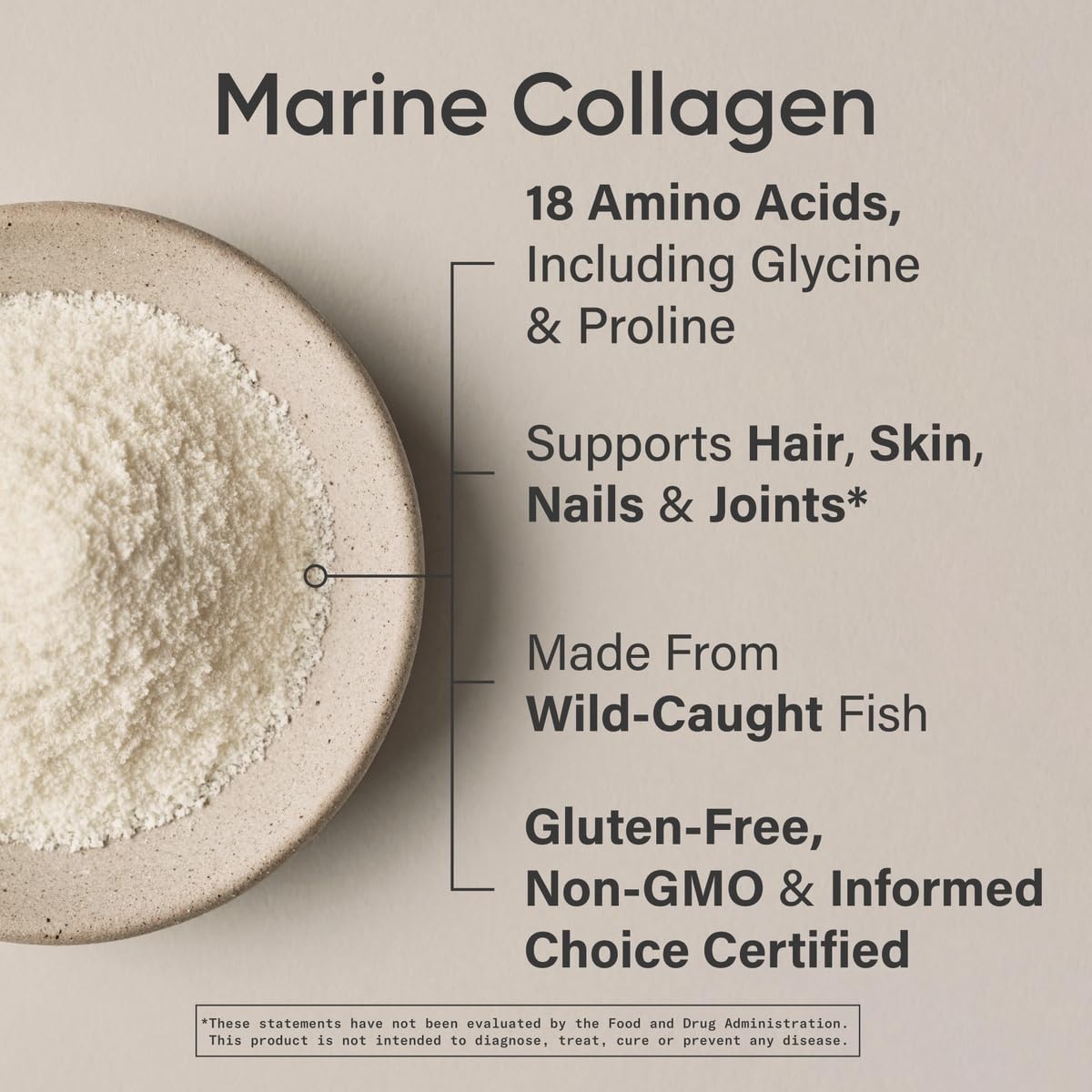 Sports Research Marine Collagen Powder mixed into coffee for an easy morning