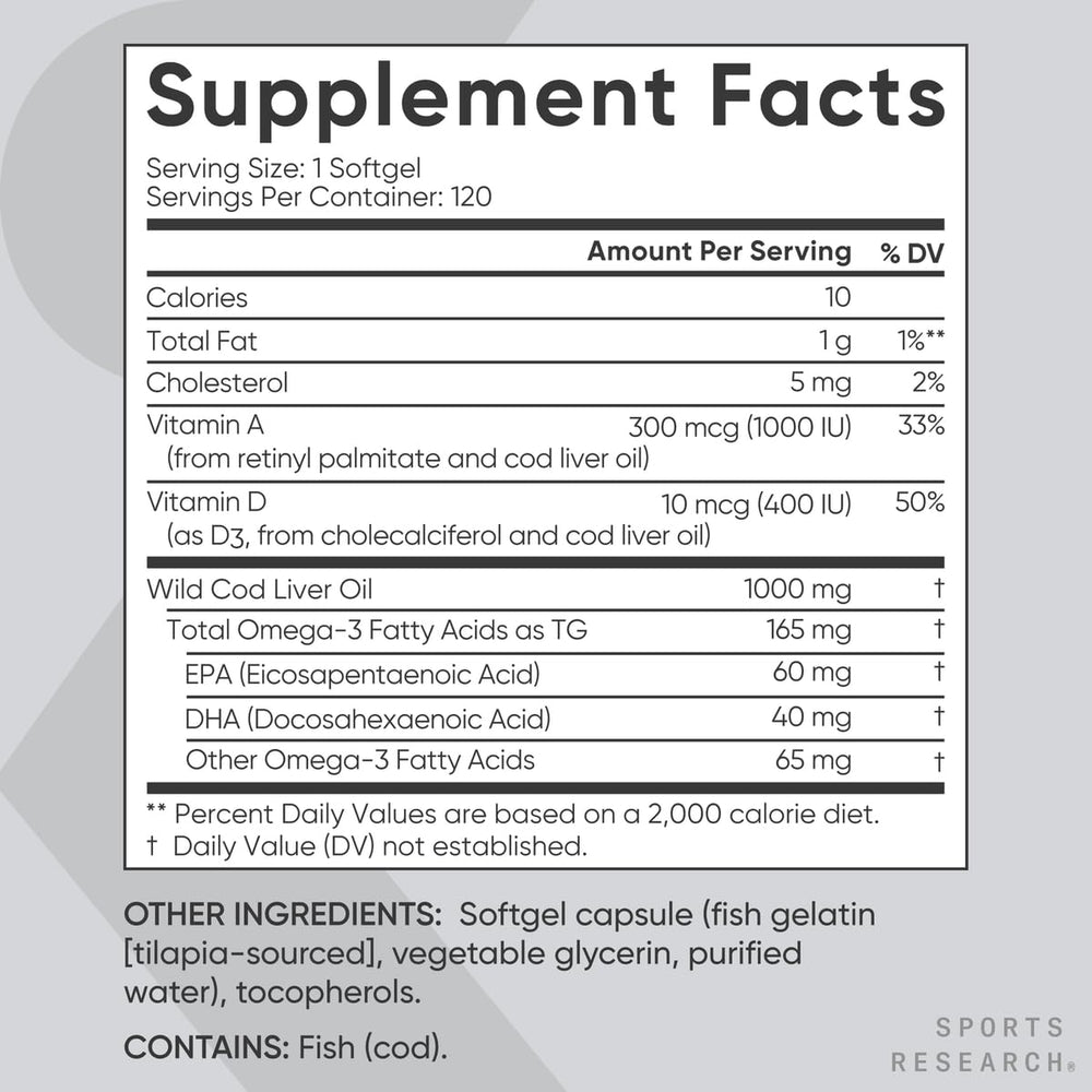 Sports Research Omega-3 IFOS certification seal for quality