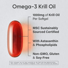 Sports Research Omega-3 Krill Oil softgels close-up emphasizes phospholipid-bound omega-3 absorption