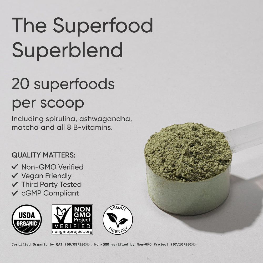 Sports Research Organic Greens Powder Pineapple Coconut tub with tropical flavor option