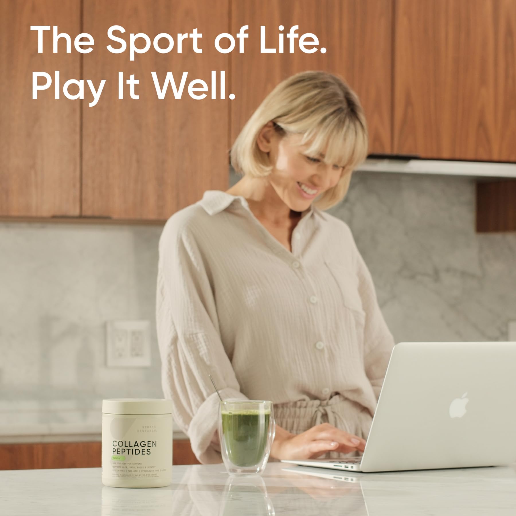 Sports Research post-workout shake—nutrient boost after training.