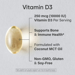 Sports Research Vitamin D3 softgels close-up show premium coconut oil absorption