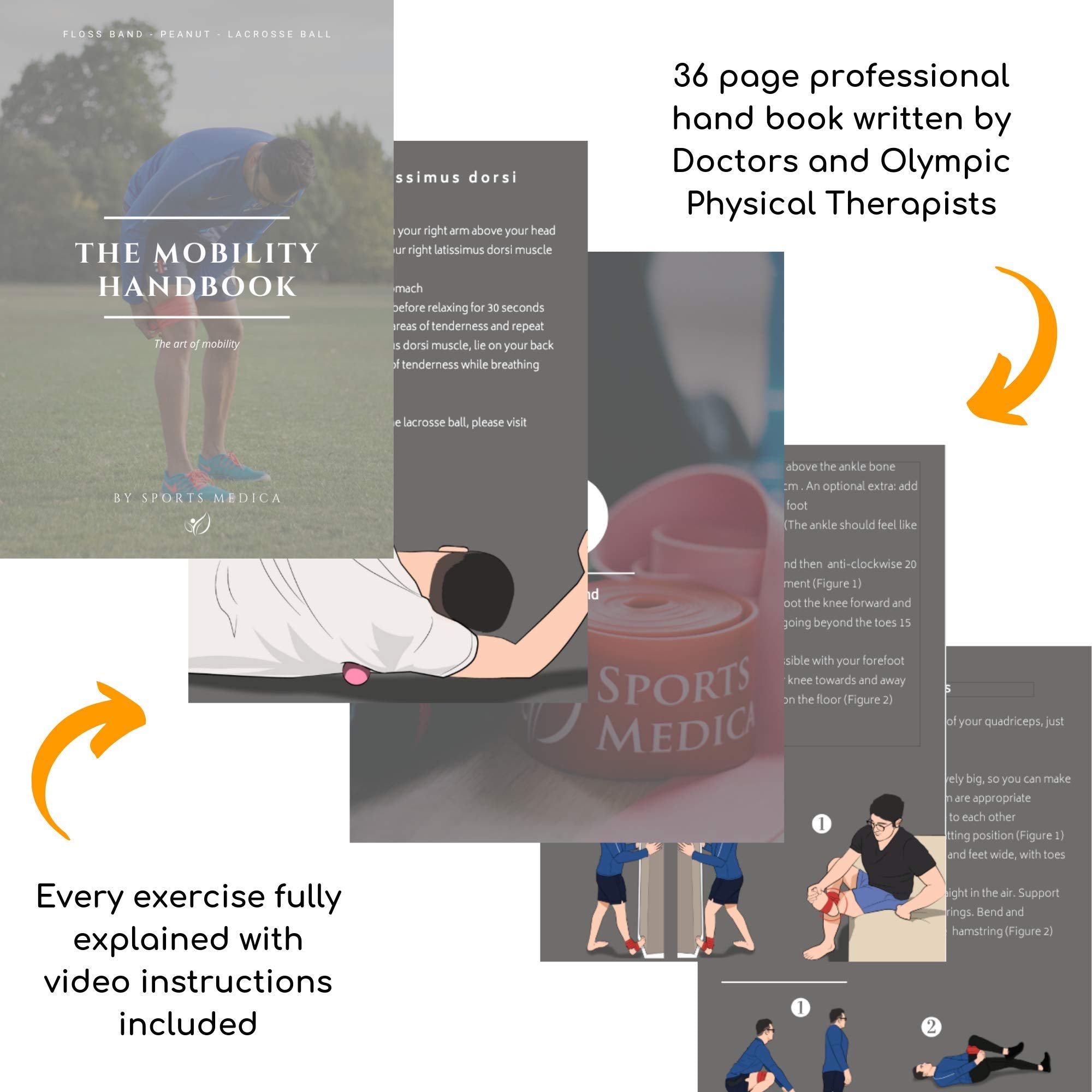 Sports Medica Bola de Masaje Maní Arco del Pie: relaja el arco plantar.