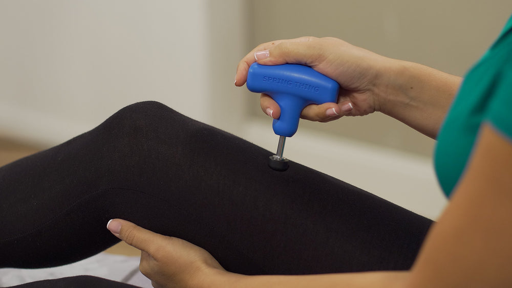 Spring Thing go anywhere massage tool used in daily routines for flexibility.