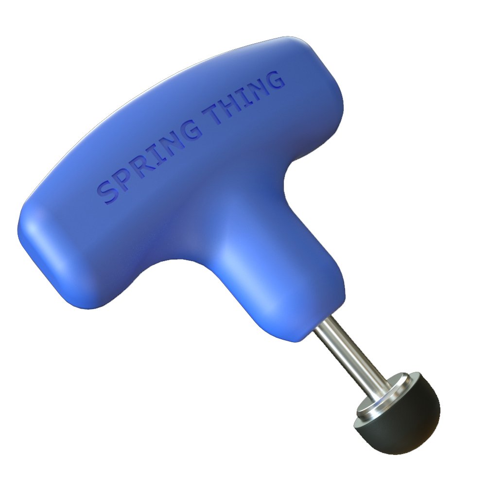 Spring Thing pinpoint massage handle for precise relief of sore muscles.