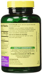 Spring Valley Cinnamon 500mg Plus Chromium capsules close-up highlighting daily routine use.