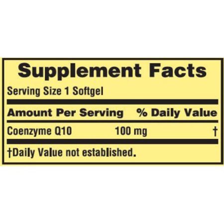 Spring Valley CoQ10 softgel pour for convenient daily energy support