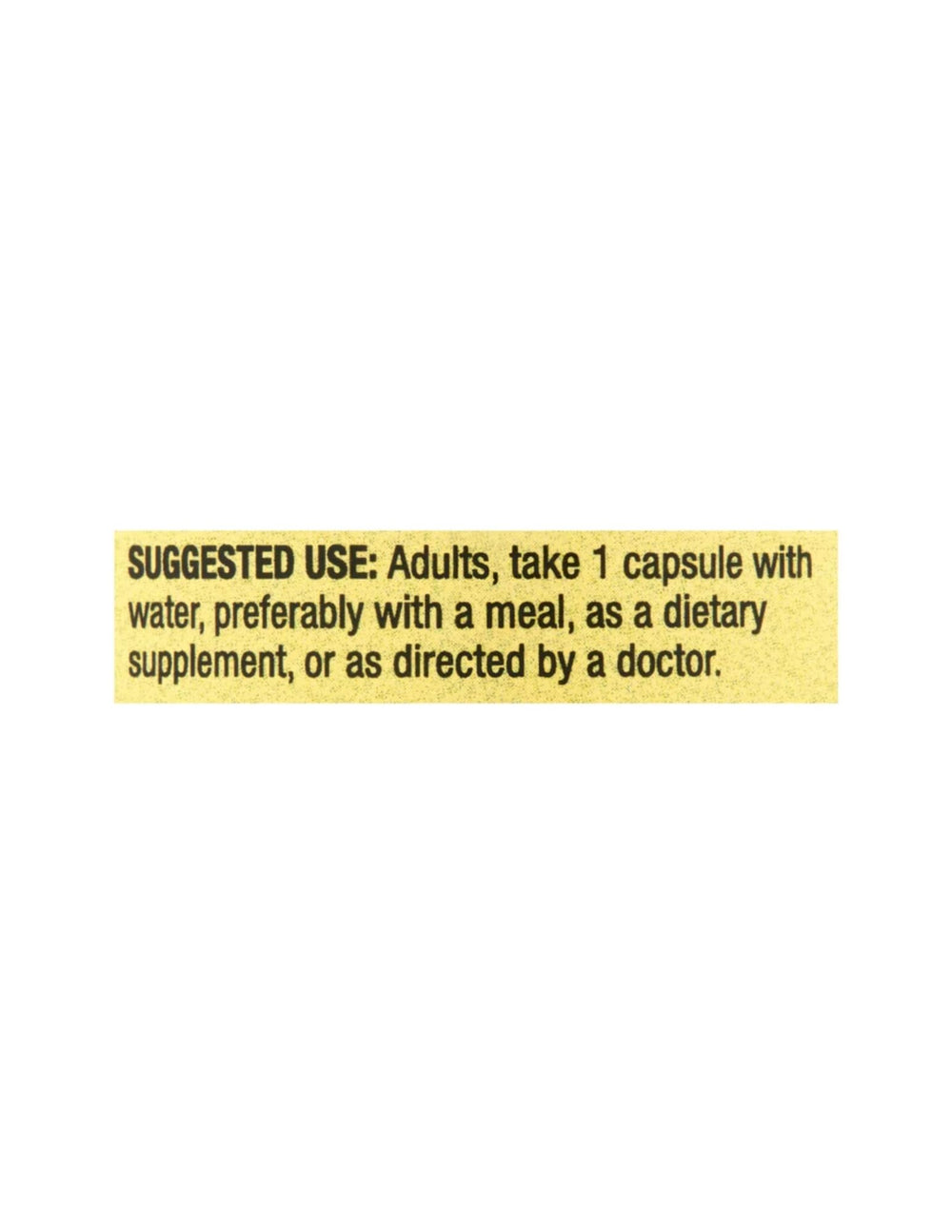 Spring Valley Maca Root 500mg capsules label detail highlighting ingredients.
