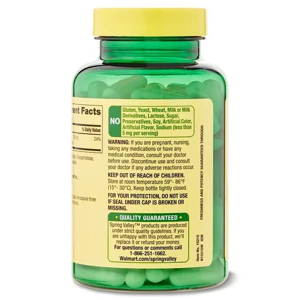 Spring Valley Magnesium Citrate pouring capsules for quick daily dosing.