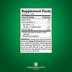 Spring Valley Vitamin C packaging highlighting gluten-free and lactose-free options
