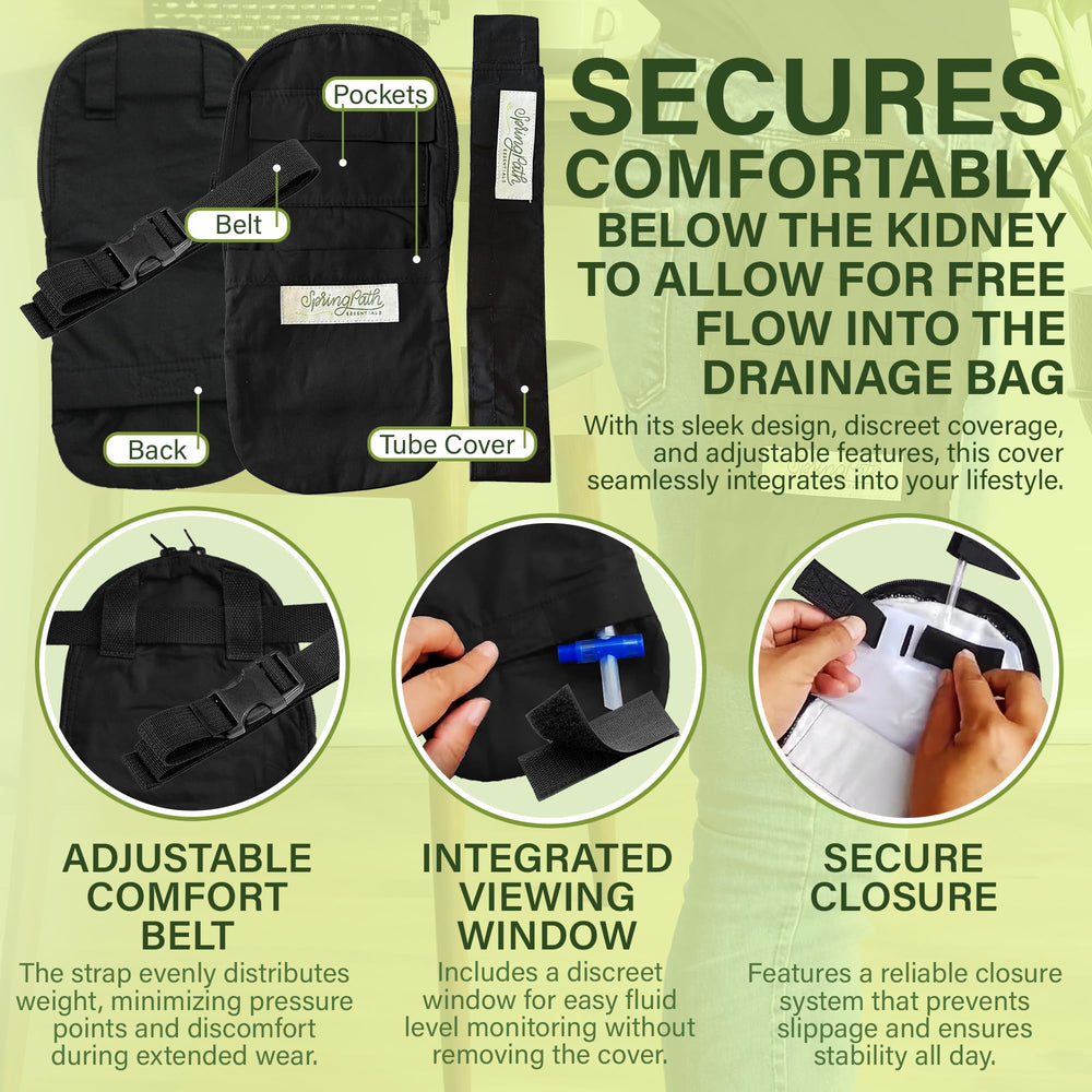 SpringPath nephrostomy cover with double zipper for easy access.