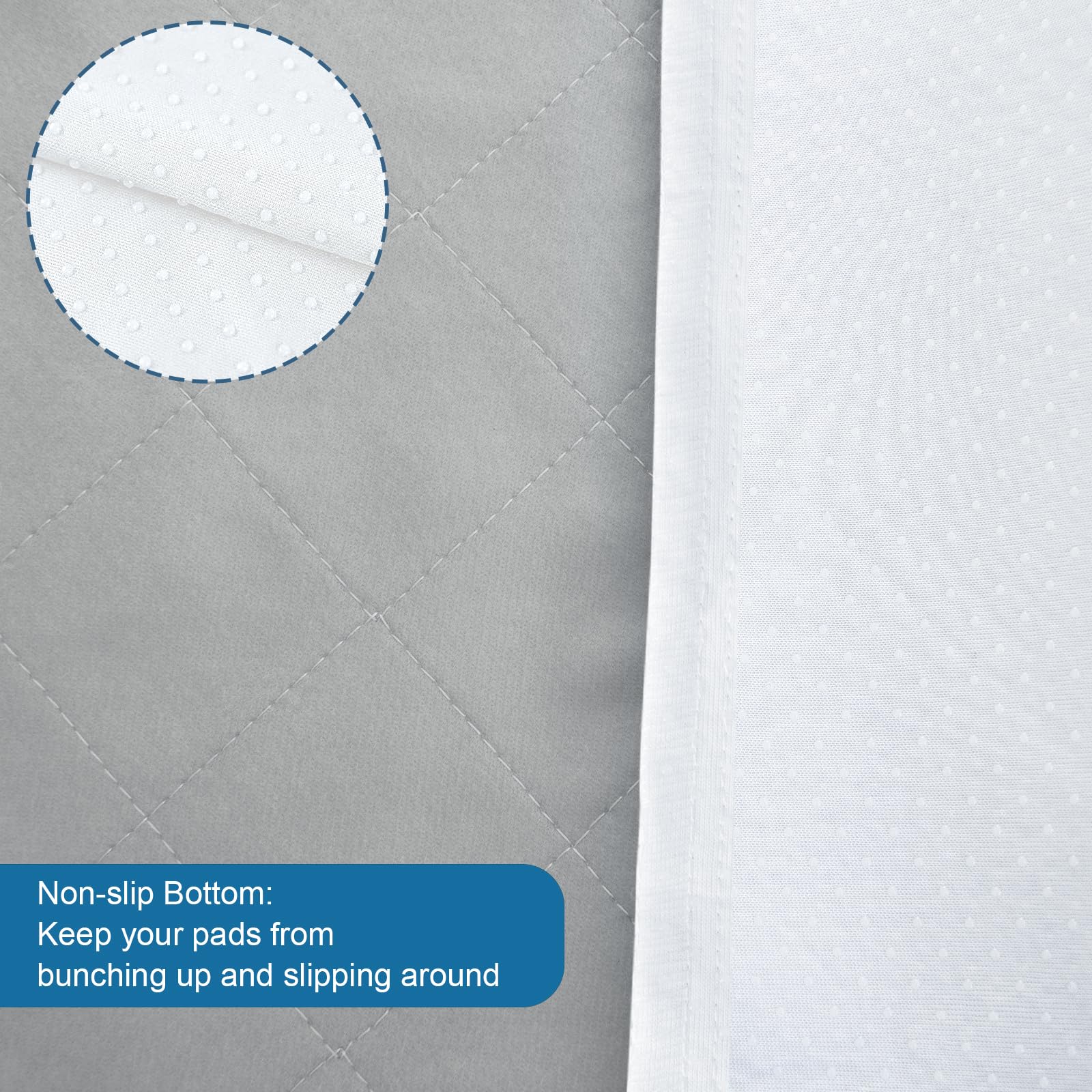 SPRINGSPIRIT four-layer protection pad absorbs moisture quickly for easy cleanup