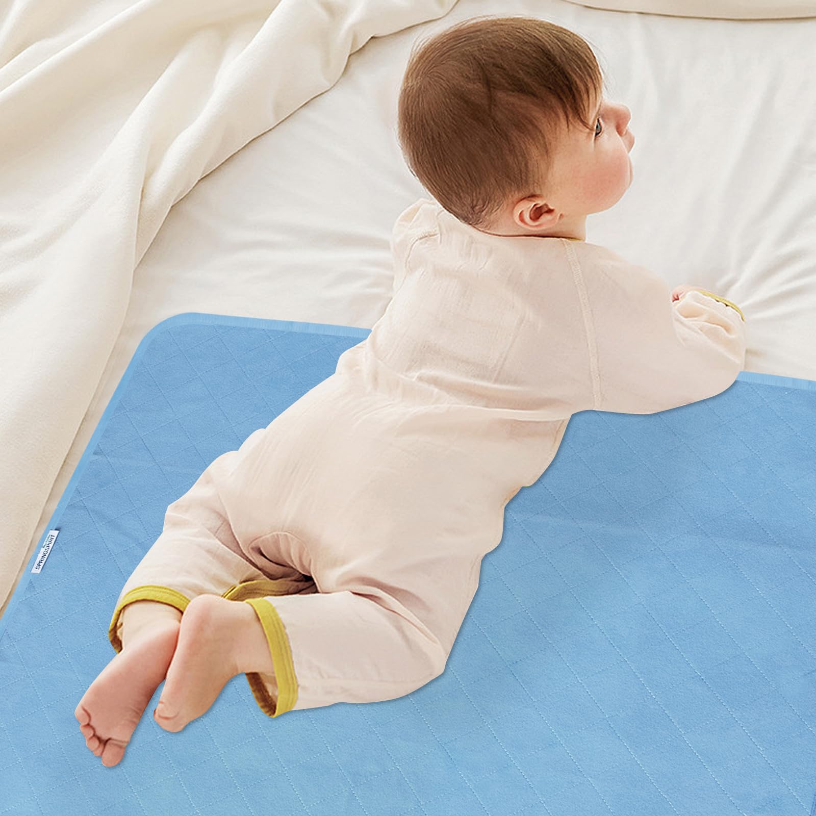 SPRINGSPIRIT pet-friendly bed pad helps with dogs and cats.