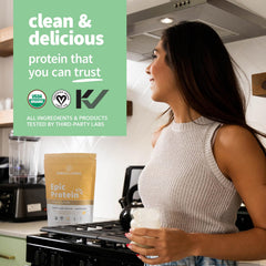 Epic Protein scoop highlights complete vegan protein from five plant sources