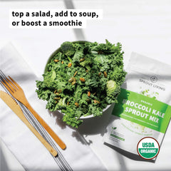 Sprout Living freeze-dried green powder bags preserve nutrients and flavor