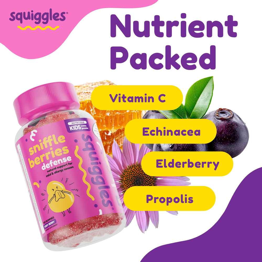Kids enjoy Squiggles Sniffle Berries during daily routine.