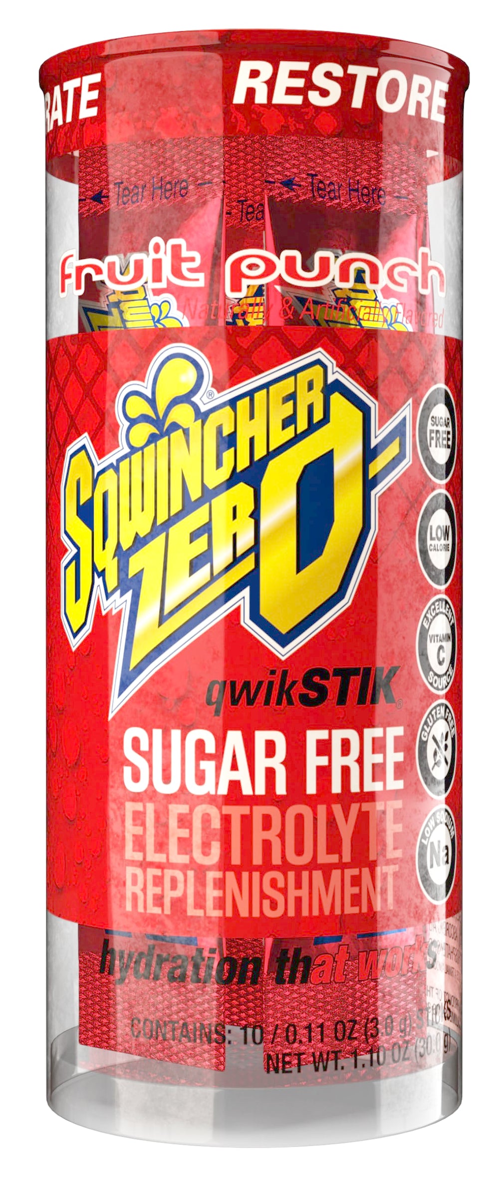 Sqwincher Zero Qwik Stik bulk 200-pack for cost-efficient workplace hydration.