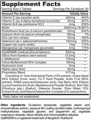 SRILabs Renewglow hair-skin-nails visual illustrating enhanced vitality