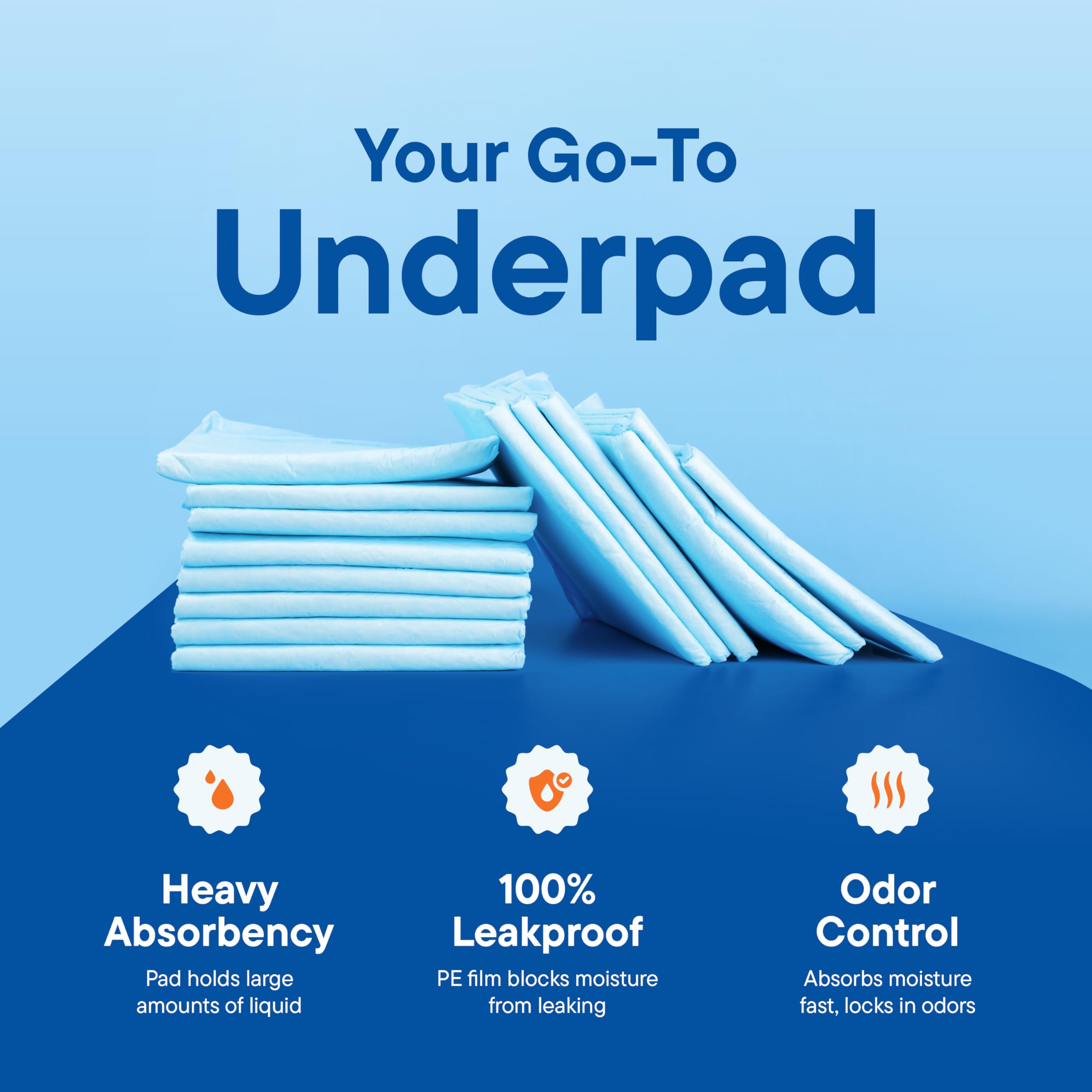 Stack Man Chucks Pads quick dry design reduces mess and tracking.