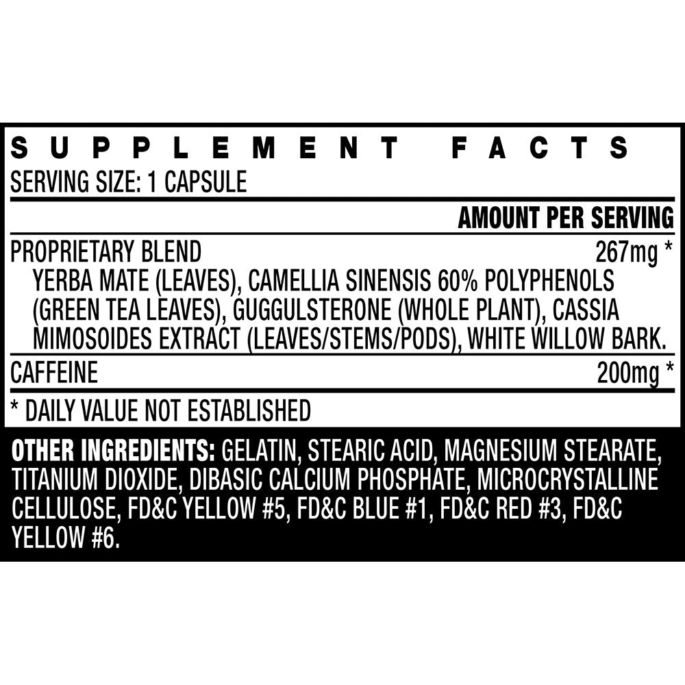 Stacker 2 Fat Burner capsules with seal intact, conveying freshness and quality