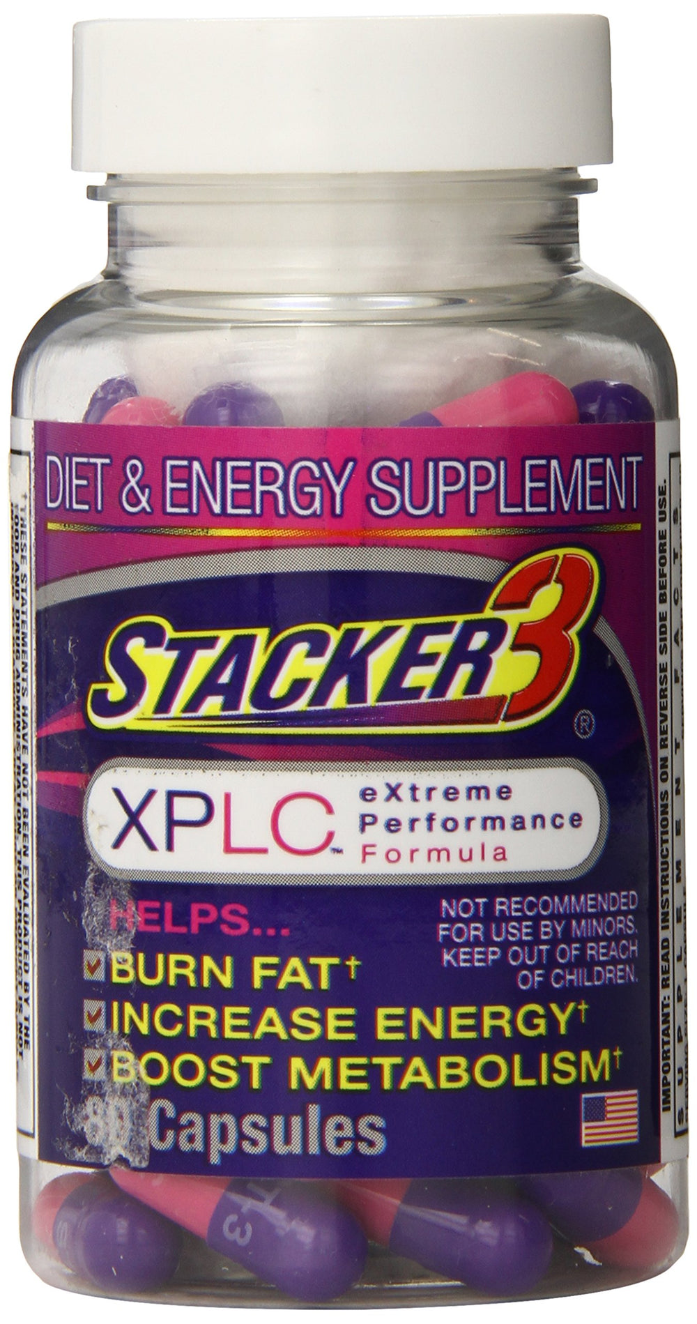 STACKER 2 Original Stacker 3 XPLC bottle front may support energy during workouts